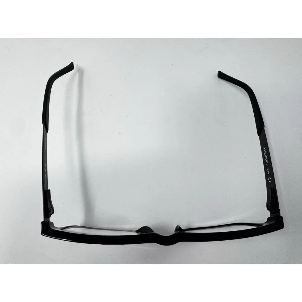 Randolph Keesler Eyeglass Frames Black Rectangle Japan 55-15-145